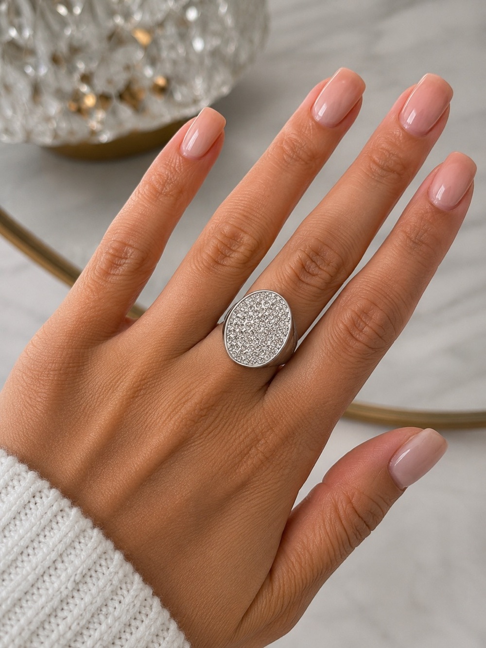 Ring Swarovski Crystals